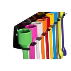 15 in. 10-Slot Torque Stick/Extension Storage Rack by Steelman -Dasco Pro Sales Store black steelman shelf bins racks 50078 44 1000