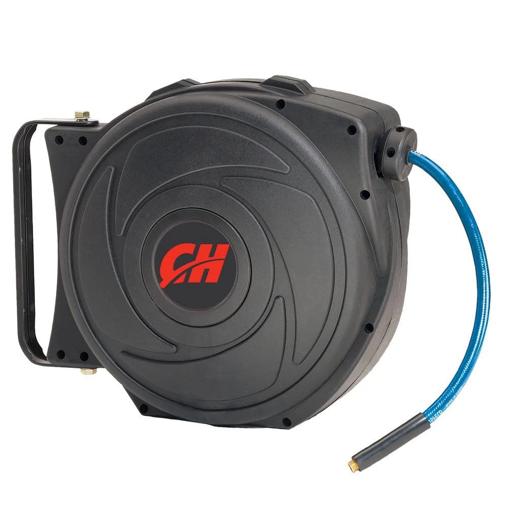 3/8 in. x 50 ft. PVC Retractable Air Hose Reel by Campbell Hausfeld 2 3/8 in. x 50 ft. PVC Retractable Air Hose Reel by Campbell Hausfeld - Image 2