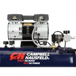 8 Gal. Electric Quiet Hot Dog Air Compressor by Campbell Hausfeld -Dasco Pro Sales Store campbell hausfeld portable air compressors dc080500 4f 1000