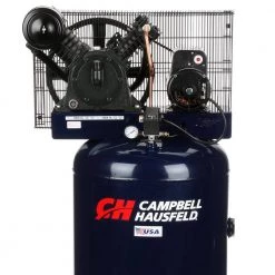 80 Gal. Vertical Two Stage Stationary Electric Air Compressor 14CFM 5HP 230V 1PH (HS5180) by Campbell Hausfeld -Dasco Pro Sales Store campbell hausfeld stationary air compressors hs5180 44 1000