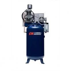 80 Gal. Electric Vertical Two Stage Stationary Air Compressor 25CFM 7.5HP 208-230V 1PH (TF211201AJ) by Campbell Hausfeld