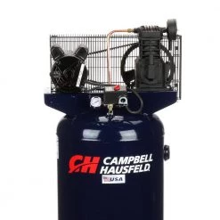 10.2 CFM 3.7 HP 230-Volt 1 PH (VT6195) 60 Gal. Electric Vertical Single-Stage Stationary Air Compressor by Campbell Hausfeld -Dasco Pro Sales Store campbell hausfeld stationary air compressors vt6195 4f 1000