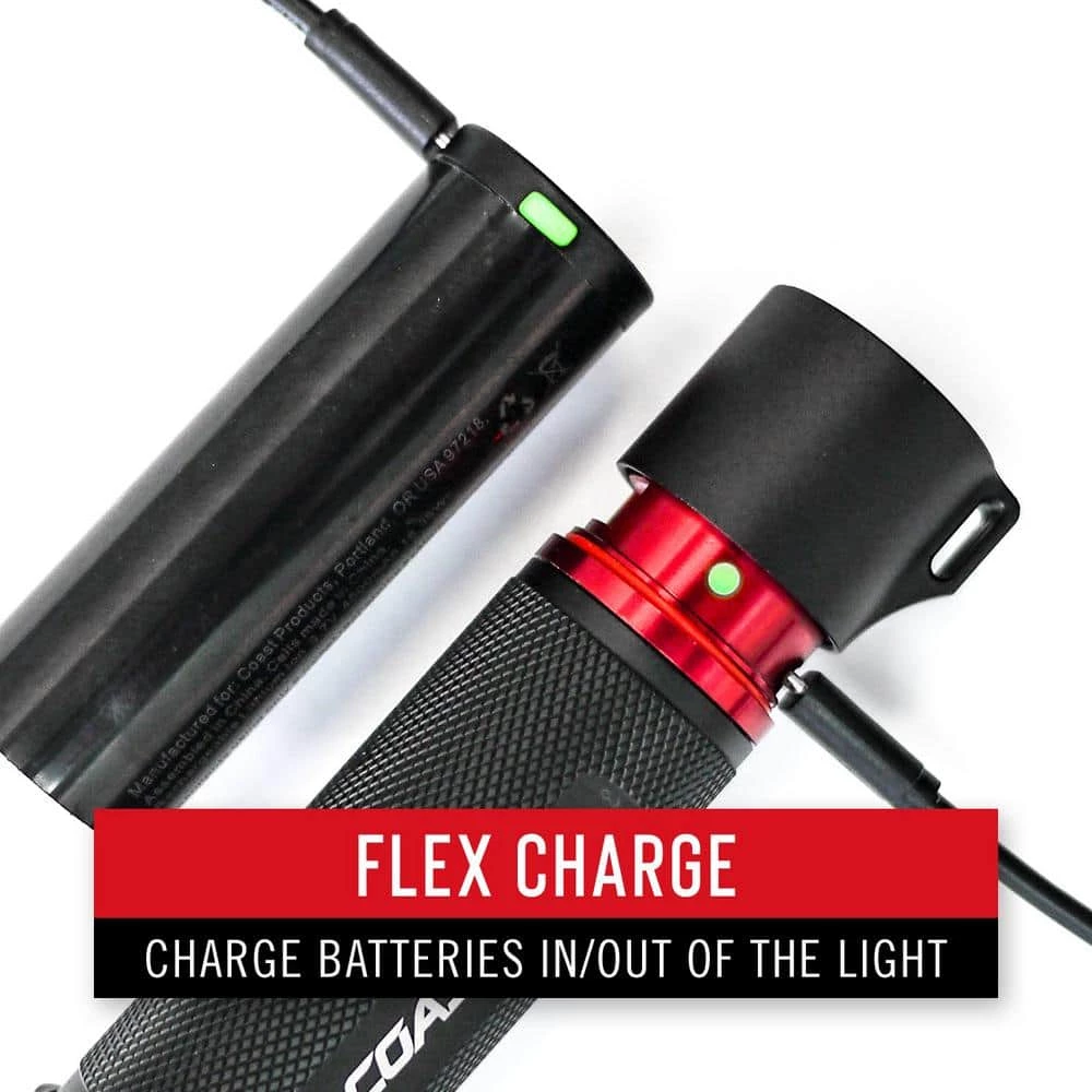 HP10R 1050 Lumens Rechargeable Focusing LED Flashlight by Coast 5 HP10R 1050 Lumens Rechargeable Focusing LED Flashlight by Coast - Image 5