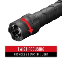 Polysteel 400 Heavy Duty 440 Lumen Storm Proof LED Flashlight with Twist Focus by Coast -Dasco Pro Sales Store coast handheld flashlights 21408 4f 1000