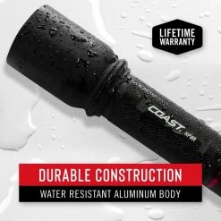 HP8R 760 Lumens LED Rechargeable Focusing Flashlight by Coast -Dasco Pro Sales Store coast handheld flashlights 21498 fa 1000