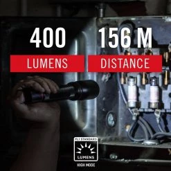 HX5R 400 Lumens LED Rechargeable Focusing Flashlight by Coast -Dasco Pro Sales Store coast handheld flashlights 21593 c3 1000