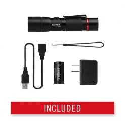 HX5R 400 Lumens LED Rechargeable Focusing Flashlight by Coast -Dasco Pro Sales Store coast handheld flashlights 21593 fa 1000