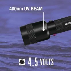 PX300 150 Lumens Dual Color LED UV Light by Coast -Dasco Pro Sales Store coast handheld flashlights 30011 4f 1000