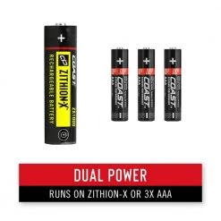 XP11R 2100 Lumen Rechargeable LED Flashlight with Slide Focus and Beam Lock by Coast -Dasco Pro Sales Store coast handheld flashlights 30348 1f 1000
