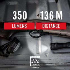 G25 350 Lumens BULLS-EYE Spot Beam LED Flashlight by Coast -Dasco Pro Sales Store coast handheld flashlights hd7547cp 4f 1000