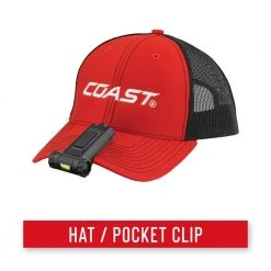 HX4 80 Lumen Dual Color LED Clip Light by Coast -Dasco Pro Sales Store coast hands free flashlights hx4 fa 1000