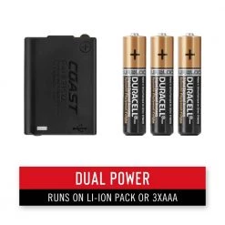 FL85R 700 Lumens Rechargeable Dual Color LED Headlamp with Twist Focus by Coast -Dasco Pro Sales Store coast headlamps 20755 1f 1000