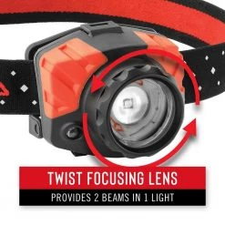 FL85R 700 Lumens Rechargeable Dual Color LED Headlamp with Twist Focus by Coast -Dasco Pro Sales Store coast headlamps 20755 c3 1000