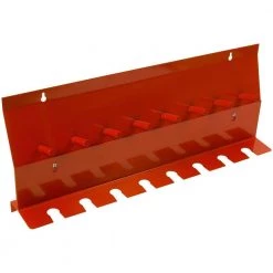9.3 in. 8-Slot Wall Mounted Storage Rack/Bracket in Red by Steelman
