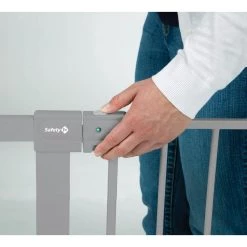 Easy Install Auto Close 28 in. H Child Safety Gate in Grey by Safety 1st -Dasco Pro Sales Store safety 1st baby gates ga099gry1 1f 1000