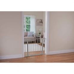 Easy Install Auto Close 28 in. H Child Safety Gate in Grey by Safety 1st -Dasco Pro Sales Store safety 1st baby gates ga099gry1 44 1000