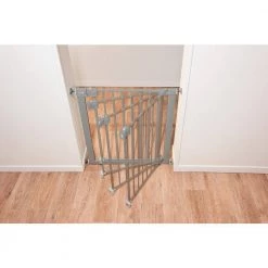 Easy Install Auto Close 28 in. H Child Safety Gate in Grey by Safety 1st -Dasco Pro Sales Store safety 1st baby gates ga099gry1 c3 1000