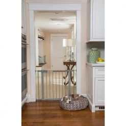 Easy Install Auto Close 28 in. H Child Safety Gate in Grey by Safety 1st -Dasco Pro Sales Store safety 1st baby gates ga099gry1 fa 1000