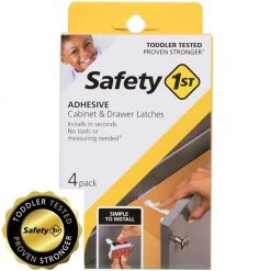 Adhesive Cabinet Latch (4-Pack) by Safety 1st