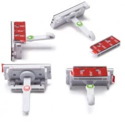 Adhesive Cabinet Latch (4-Pack) by Safety 1st -Dasco Pro Sales Store safety 1st child proof safety locks latches hs310 76 1000
