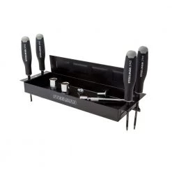 14 in. Magnetic Parts Tray with 6 Screwdriver/Tool Slots by Steelman -Dasco Pro Sales Store steelman garage cabinet accessories 41810 44 1000