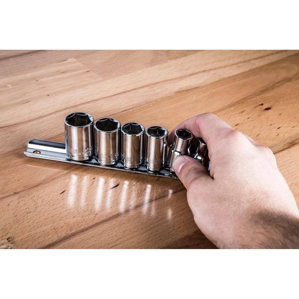 3/8 in. Drive 6-Socket Storage Rail by Steelman 6 3/8 in. Drive 6-Socket Storage Rail by Steelman - Image 6