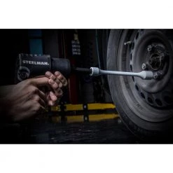 1/2 in. Drive 19mm 100 ft./lb. Torque Stick Limiting Socket in Gray by Steelman 11 1/2 in. Drive 19mm 100 ft./lb. Torque Stick Limiting Socket in Gray by Steelman -Dasco Pro Sales Store steelman impact sockets 50064 76 1000