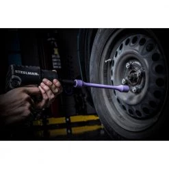 1/2 in. Drive 17mm 110 ft./lb. Torque Stick Limiting Socket in Light Purple by Steelman -Dasco Pro Sales Store steelman impact sockets 50072 76 1000