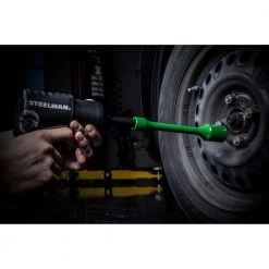 1/2 in. Drive 1 in. 170 ft./lb. Torque Stick Limiting Socket in Green by Steelman -Dasco Pro Sales Store steelman impact sockets 50073 76 1000