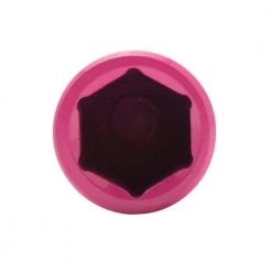 1/2 in. Drive 22mm 175 ft./lb. Torque Stick Limiting Socket in Fuchsia by Steelman -Dasco Pro Sales Store steelman impact sockets 50096 4f 1000