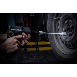 1/2 in. Drive 19mm 55 ft./lb. Torque Stick Limiting Socket in Light Blue by Steelman -Dasco Pro Sales Store steelman impact sockets 50099 76 1000