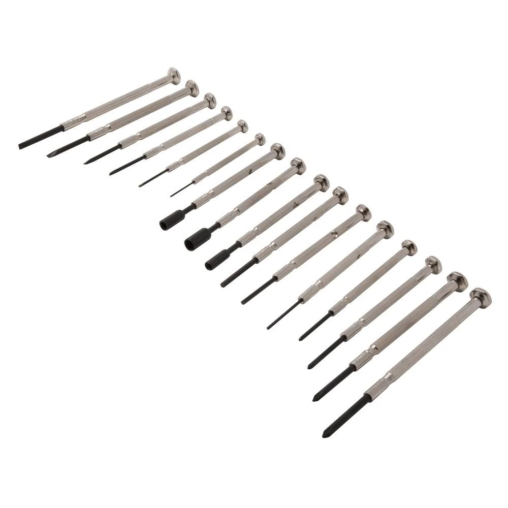 Precision Steel Shaft Screwdriver Set (16-Piece) by Steelman 1 Precision Steel Shaft Screwdriver Set (16-Piece) by Steelman
