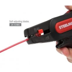 Self-Adjusting Pistol Grip Wire Stripper and Cutter by Steelman -Dasco Pro Sales Store steelman wire strippers 41865 1f 1000
