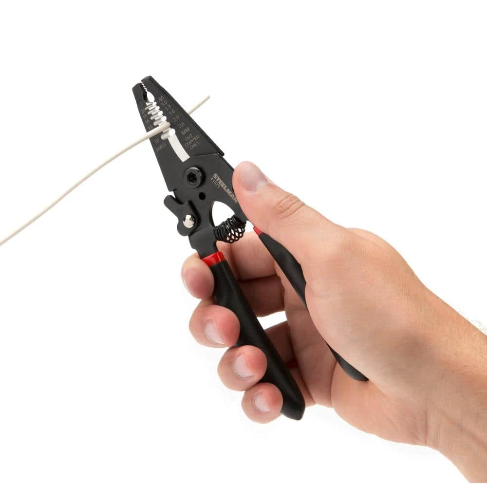 Universal 20 AWG - 10 AWG Wire Stripper and Cutter by Steelman 3 Universal 20 AWG - 10 AWG Wire Stripper and Cutter by Steelman - Image 3