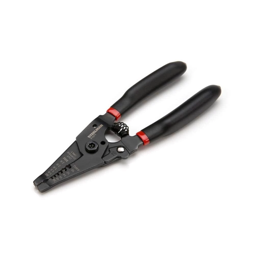 Universal 20 AWG - 10 AWG Wire Stripper and Cutter by Steelman 1 Universal 20 AWG - 10 AWG Wire Stripper and Cutter by Steelman
