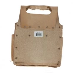 Tuff-Tote 9 in. W 15-Pocket Standard Leather Tool Bag with Strap by IDEAL -Dasco Pro Sales Store tan ideal tool bags 35 311 fa 1000