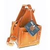 10.75 in. Tuff-Tote Ultimate Tool Bag Carrier Premium Leather with Strap by IDEAL